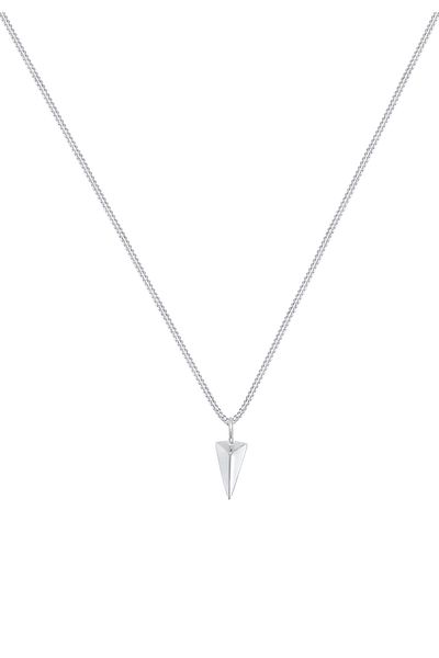 ELLI Halskette Dreieck Geo Trend Minimal Design 925 Silber