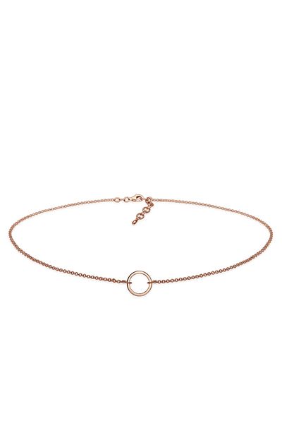 ELLI Halskette Damen Choker Kreis Trend Geo aus 925 Sterling Silber