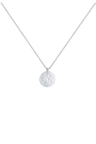 ELLI Halskette Plättchen Vintage Antik 925 Silber