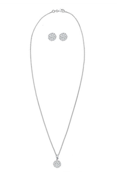 ELLI Schmuckset Basic Elegant Kristalle 925 Silber