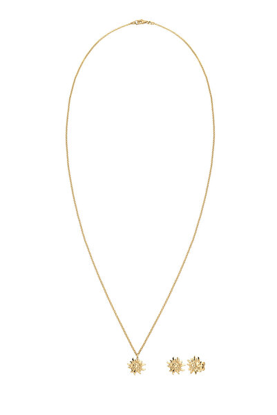 ELLI Schmuckset Edelweiß 925 Ayar Gümüş