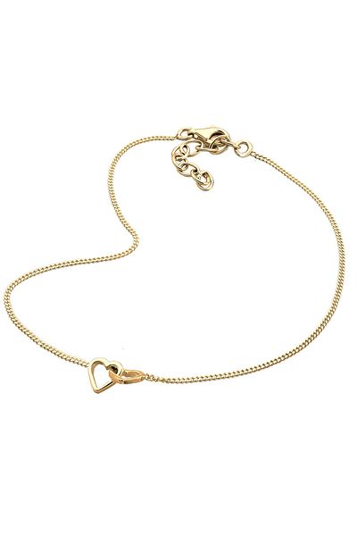 ELLI Fußschmuck Herz Liebe Unendlich Strand 925 Sterling Silber