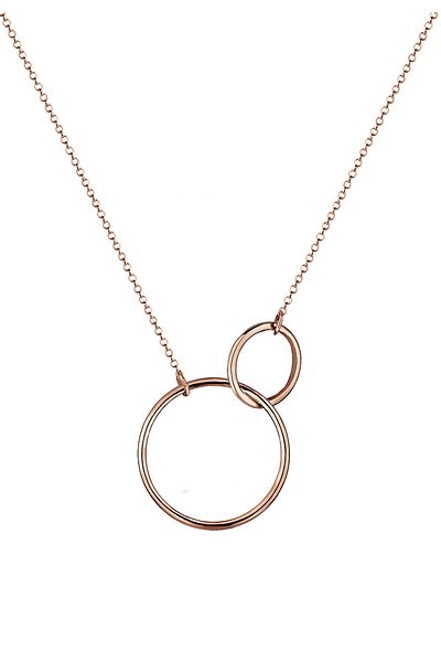 ELLI Halskette Damen Kreis Formen Filigran Geo Look in 925 Sterling Silber
