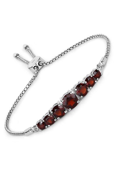 Rafaela Donata Edelsteinarmband Armband Sterling Silber Granat