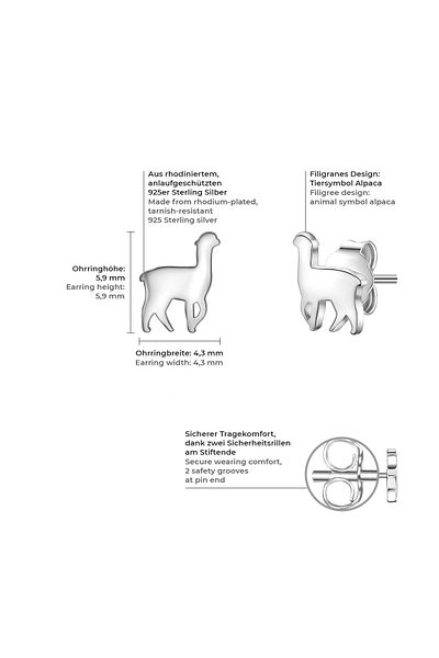 Glanzstücke München Silberohrstecker Ohrstecker Sterling Silber