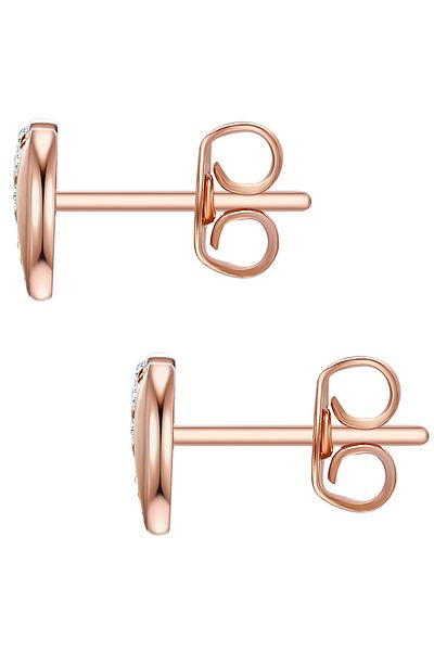Rafaela Donata Silberohrstecker Ohrstecker Sterling Silber roségold Zirkonia weiß