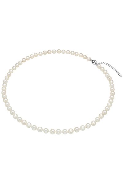 Rafaela Donata Perlenhalskette Kette Sterling Silber Muschelkernperle weiß