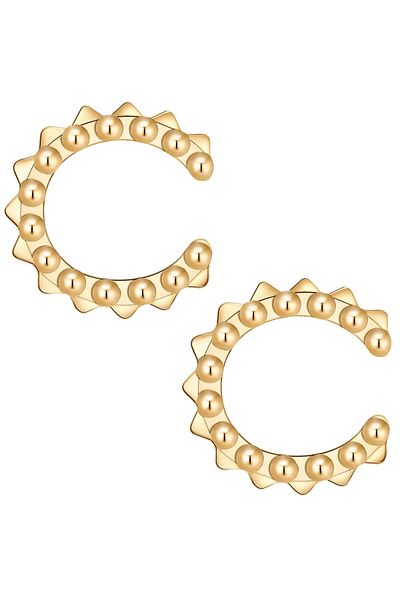 Lulu & Jane ModeschmuckOhrklemmen Ohrklemme gelbgold