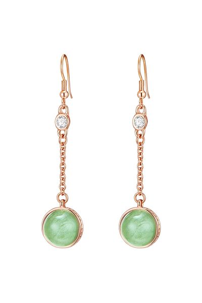 Lulu & Jane Ohrhänger mit Kristallen von Swarovski® Ohrhänger roségold verziert mit Kristallen von Swarovski® we