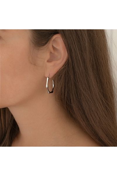 Glanzstücke München Silberohcreolen Creolen Sterling Silber