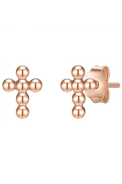 Glanzstücke München Silberohrstecker Ohrstecker Sterling Silber roségold