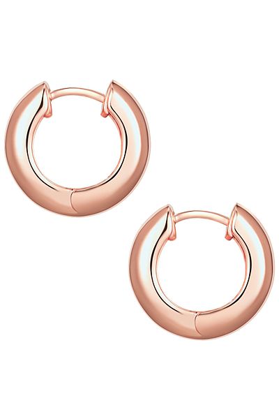 Lulu & Jane Modeschmuckohrcreolen Klappcreolen roségold