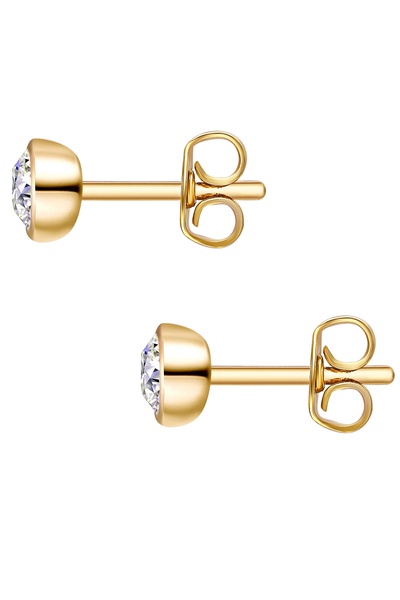 Rafaela Donata Set mit Kristallen von Swarovski® Set (Kette+Ohrstecker)
Sterling Silber gelbgold verziert mit Kri