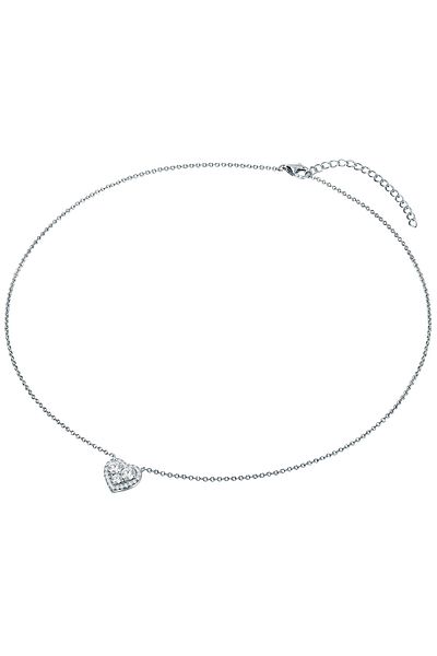 Trilani Silberhalskette Kette Sterling Silber Zirkonia weiß