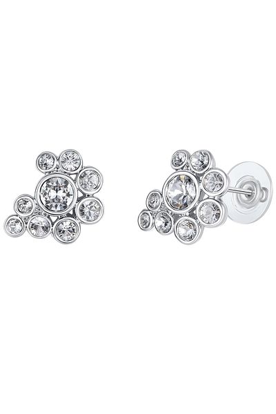 Lulu & Jane Ohrstecker mit Kristallen von Swarovski® Ohrstecker verziert mit Kristallen von Swarovski® weiß