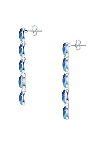 Lulu & Jane Ohrhänger mit Kristallen von Swarovski® Ohrhänger verziert mit Kristallen von Swarovski® weiß Katzen