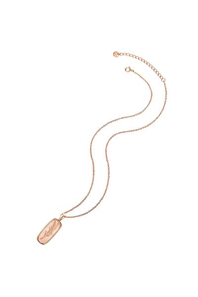 Glanzstücke München Silberhalskette Kette mit Anhänger Sterling Silber roségold