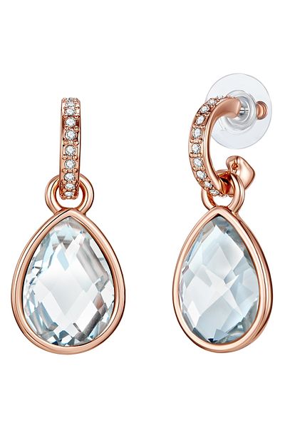Lulu & Jane Ohrhänger mit Kristallen von Swarovski® Ohrhänger roségold verziert mit Kristallen von Swarovski® we