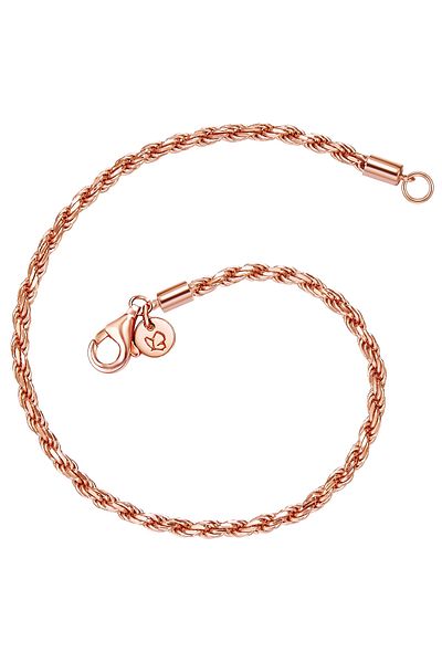Glanzstücke München Silberarmband Armband Sterling Silber roségold