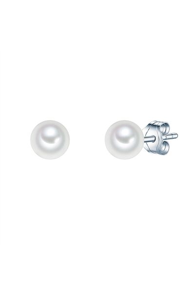 Rafaela Donata Perlenohrstecker Ohrstecker Sterling Silber Muschelkernperle weiß