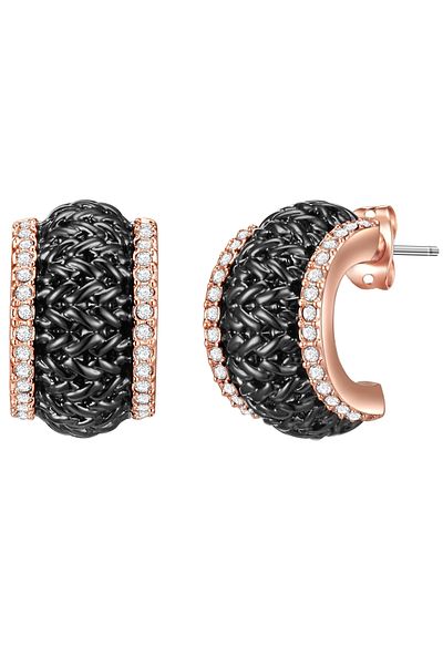 Lulu & Jane Ohrstecker mit Kristallen von Swarovski® Ohrstecker roségold verziert mit Kristallen von Swarovski®