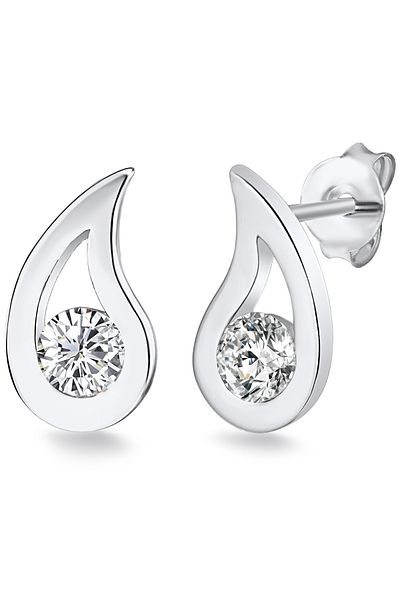 Rafaela Donata Silberohrstecker Ohrstecker Sterling Silber Zirkonia weiß