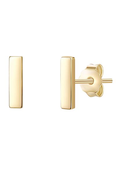 Glanzstücke München Silberohrstecker Ohrstecker Sterling Silber gelbgold