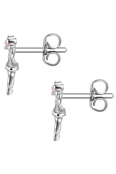 Glanzstücke München Silberohrstecker Ohrstecker Sterling Silber Zirkonia rosa