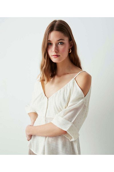 İpekyol Bluse mit Polka Dot-Muster