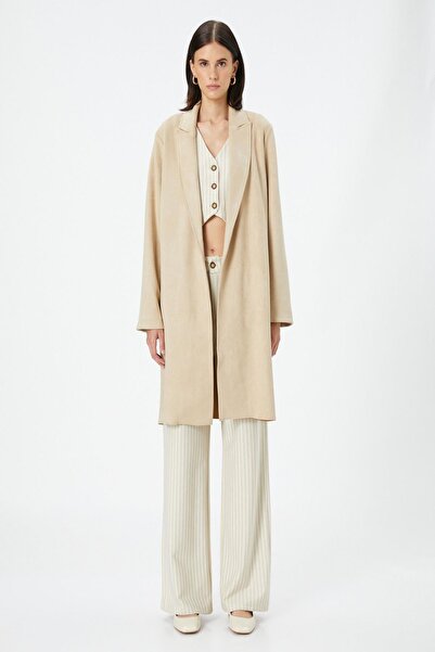 Koton Bej Kadın Trençkot