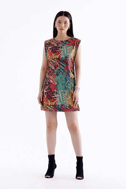 VDR Çok Renkli Elbise 13441