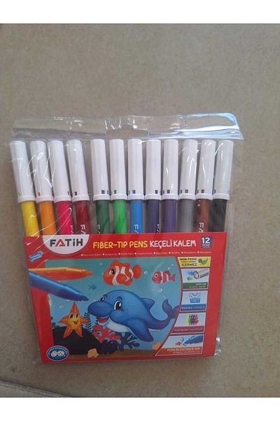 Fatih 12 Color Felt Pen