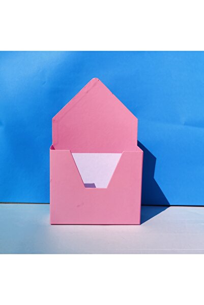 KERİBOX Toz Pembe Zarf Kutu