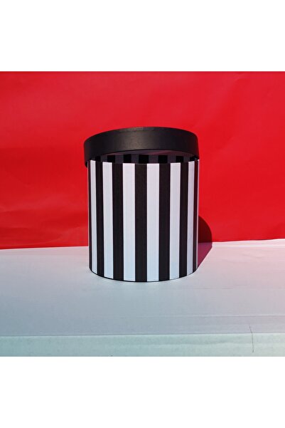 KERİBOX Zebra Silindir Kutu Küçük