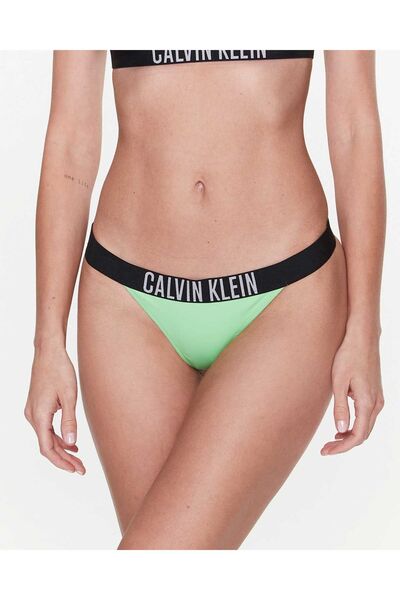 Calvin Klein Kadın Calvin Klein Elastik Şeritli Brazilian Kesim Bikini Altı