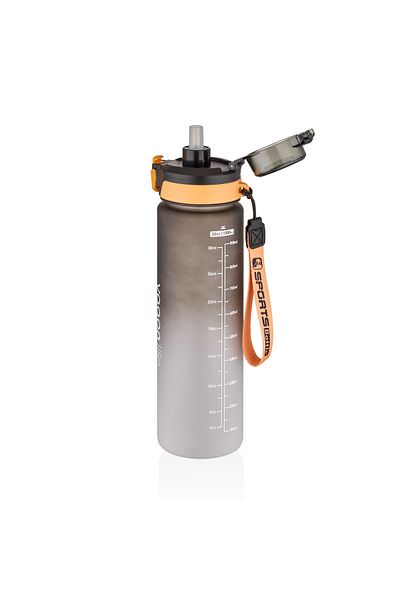 Vagonlife 1000ml Double Color Motivational Flask Suitable for Use with and without Straw, Sticker Gift