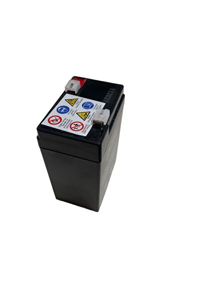 Yastech 6 Volt Bakımsız Kuru 4 Amper Akü Taze Yeni Üretim