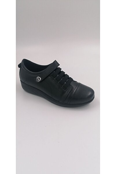 Scavia SOLMAZ 240 ЧОРНЕ ШКІРЯНЕ ЖІНОЧЕ ВЗУТТЯ