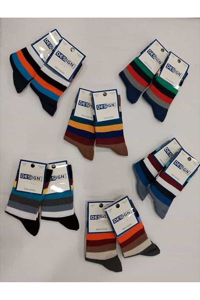Design Socks DESIGN CHILDREN'S COTTON SOCKS 6-PACK