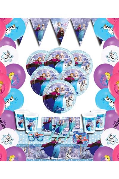 Yogi parti Στολίδια σετ πάρτι γενεθλίων Frozen 8 τεμαχίων