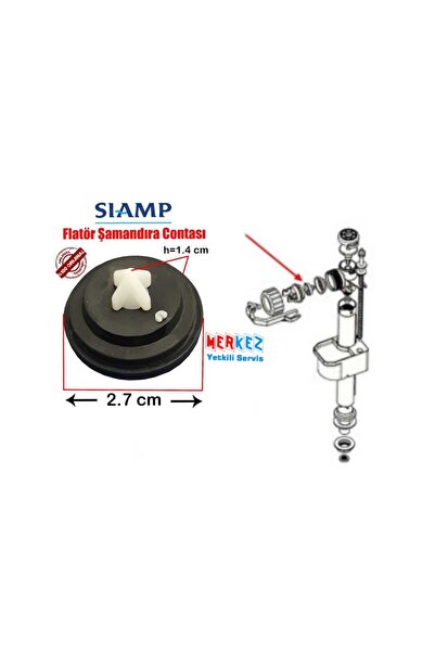SİAMP Basmalı Rezervuar Iç Takım Flatör Şamandıra Contası