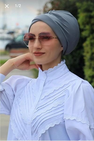 Nilbutik Bone Shawl Ready-made Hijab Clothing Cross Bone (women's Hijab Clothing) ready-made Bone Shawl