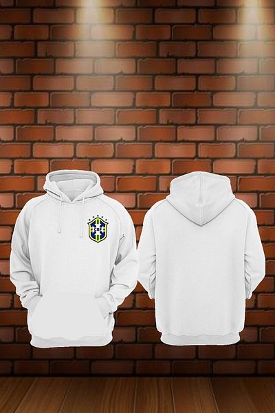 Pisa Art Φούτερ με κουκούλα Unisex με σχέδιο Βραζιλίας