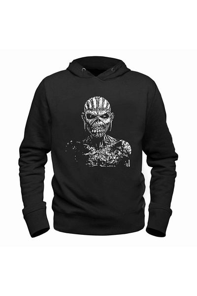 Pisa Art Черен суитшърт Iron Maiden
