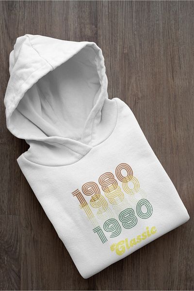 Pisa Art Φούτερ ρετρό σχεδίου του 1980