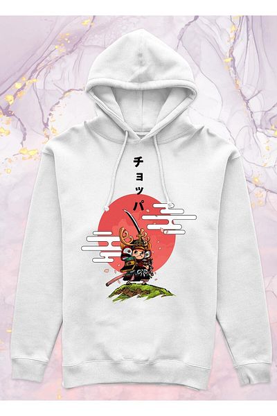 Pisa Art Φούτερ One Piece Chopper χωρίς τσέπη με κουκούλα
