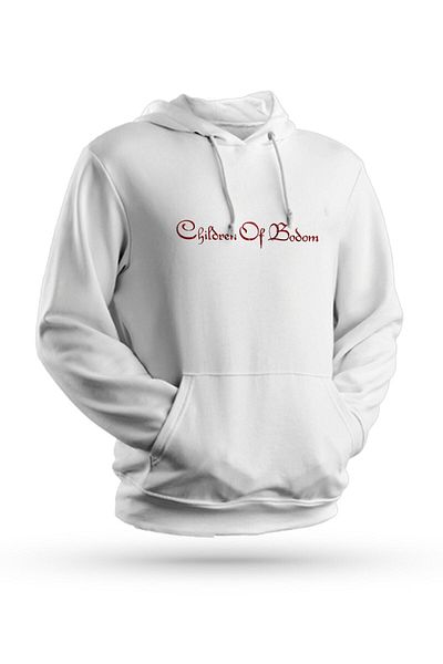 Pisa Art Φούτερ με κουκούλα Children Of Bodom με στάμπα λευκό Unisex