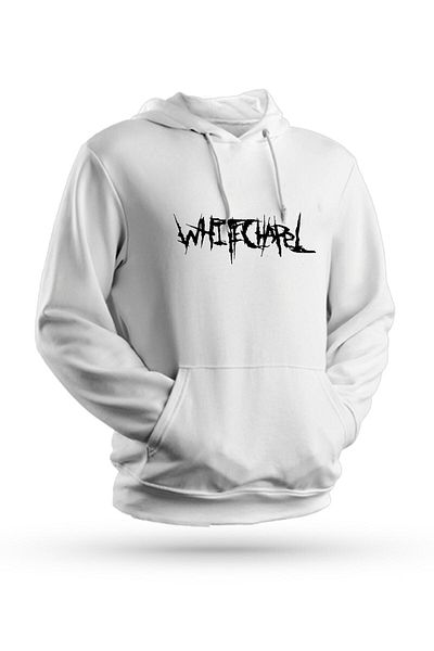 Pisa Art Φούτερ με κουκούλα Whitechapel με στάμπα λευκό Unisex