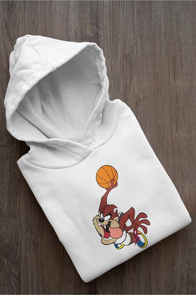 Pisa Art Φούτερ με σχέδιο μπάσκετ Tasmanian Devil