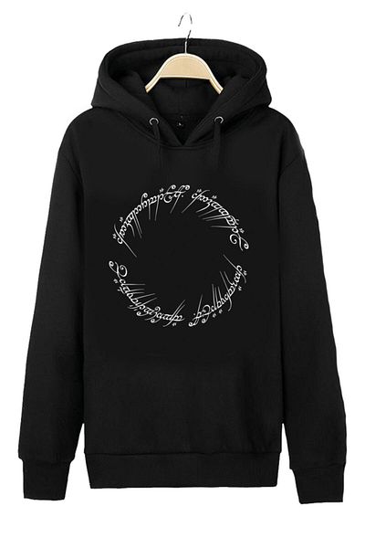 Pisa Art Унисекс суитшърт с качулка и дизайн на Elf Ring
